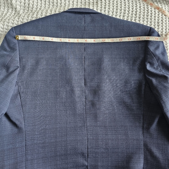 Navy Windowpane Suit [Tailored] HOCO - Picture 5 of 11